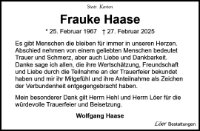 eine Anzeige