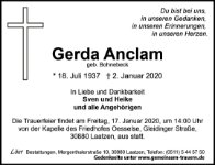 eine Anzeige